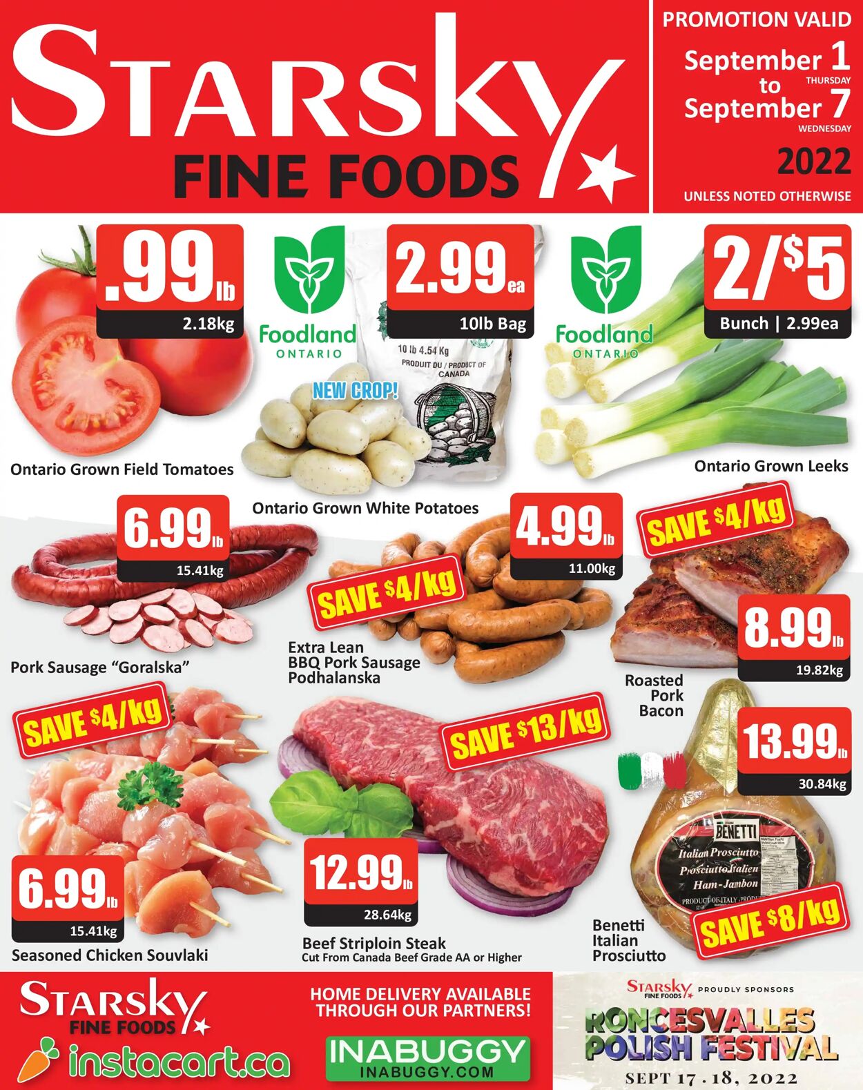 Flyer Starsky Foods 01.09.2022 - 07.09.2022