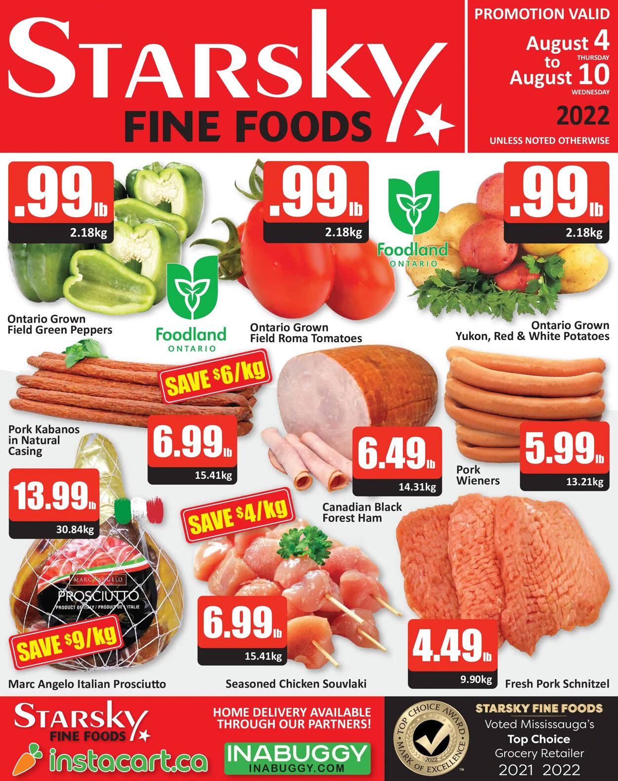 Starsky Foods Promotional flyers