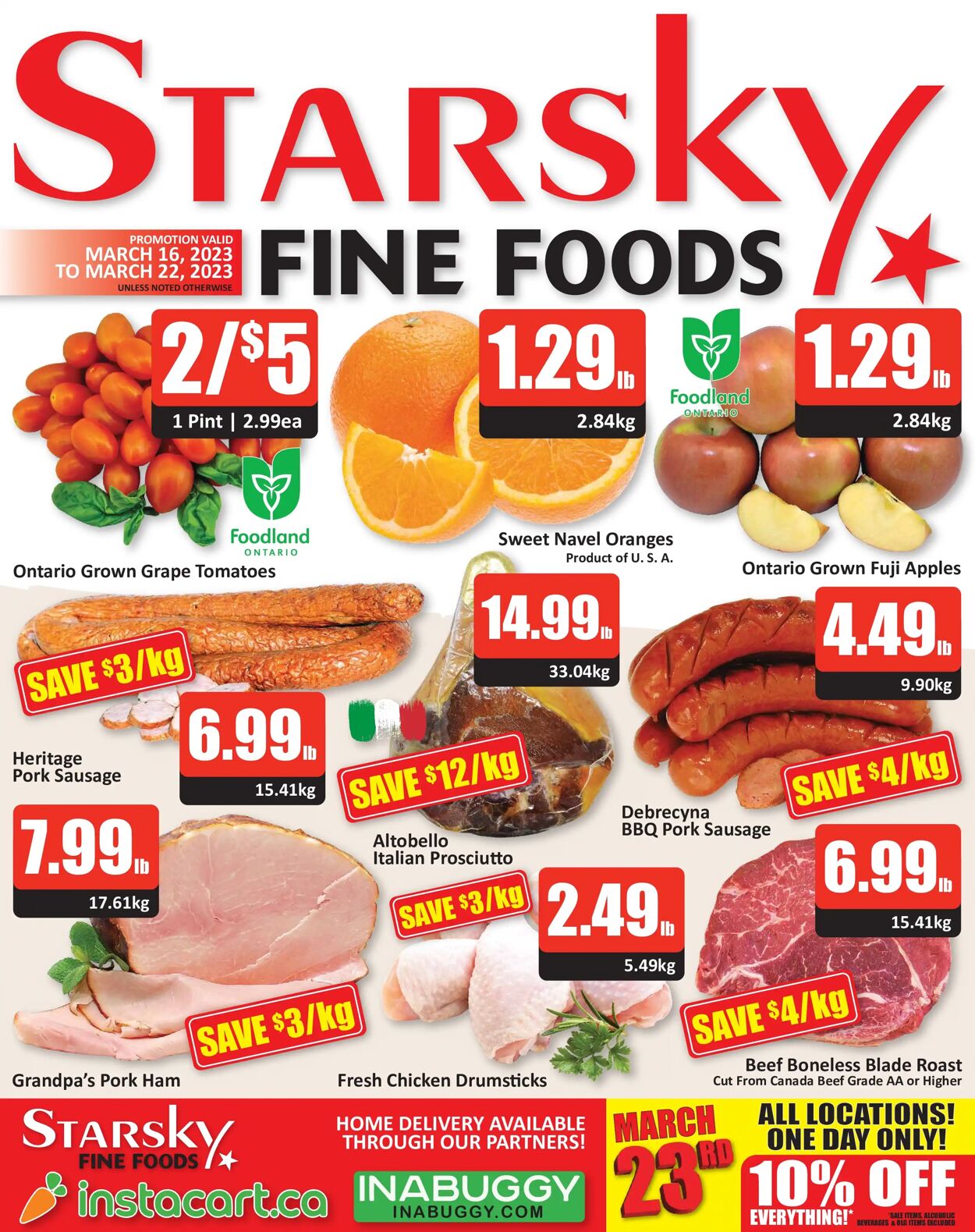Starsky Foods Promotional flyers