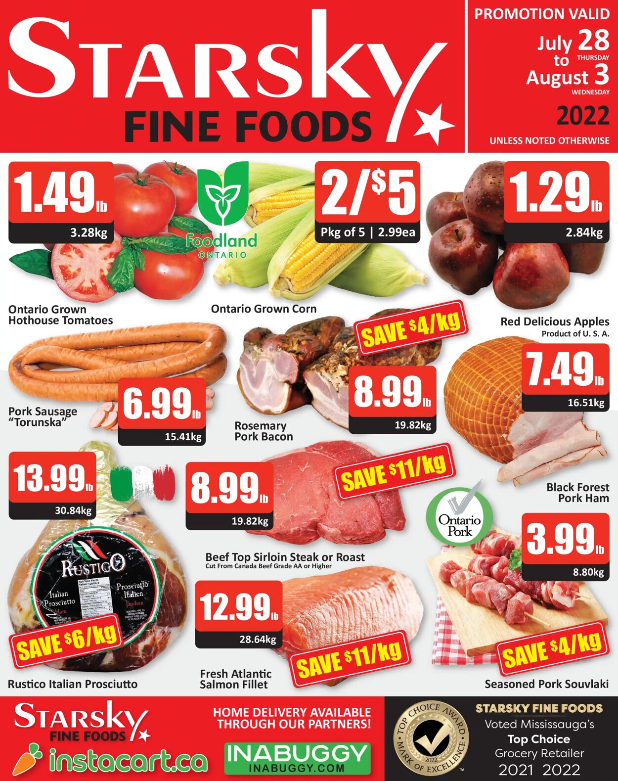 Flyer Starsky Foods 28.07.2022 - 03.08.2022