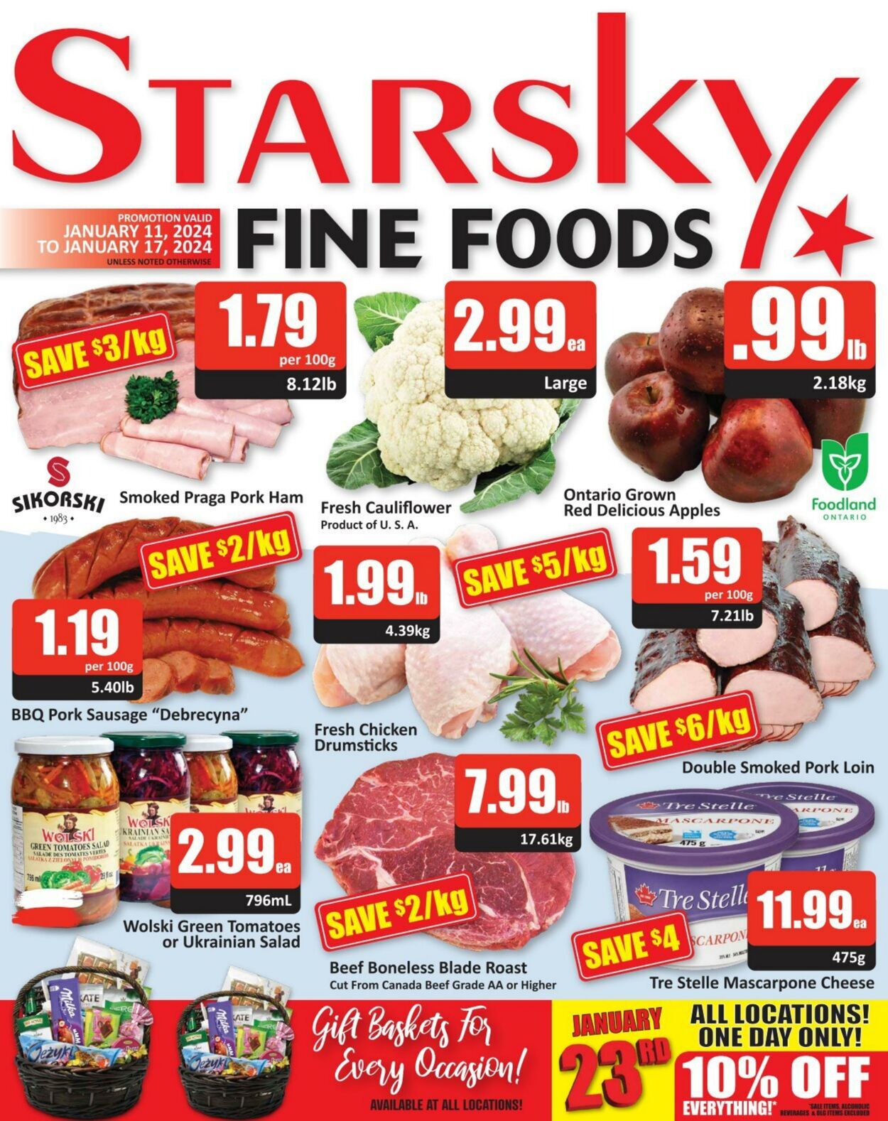 Flyer Starsky Foods 11.01.2024 - 17.01.2024