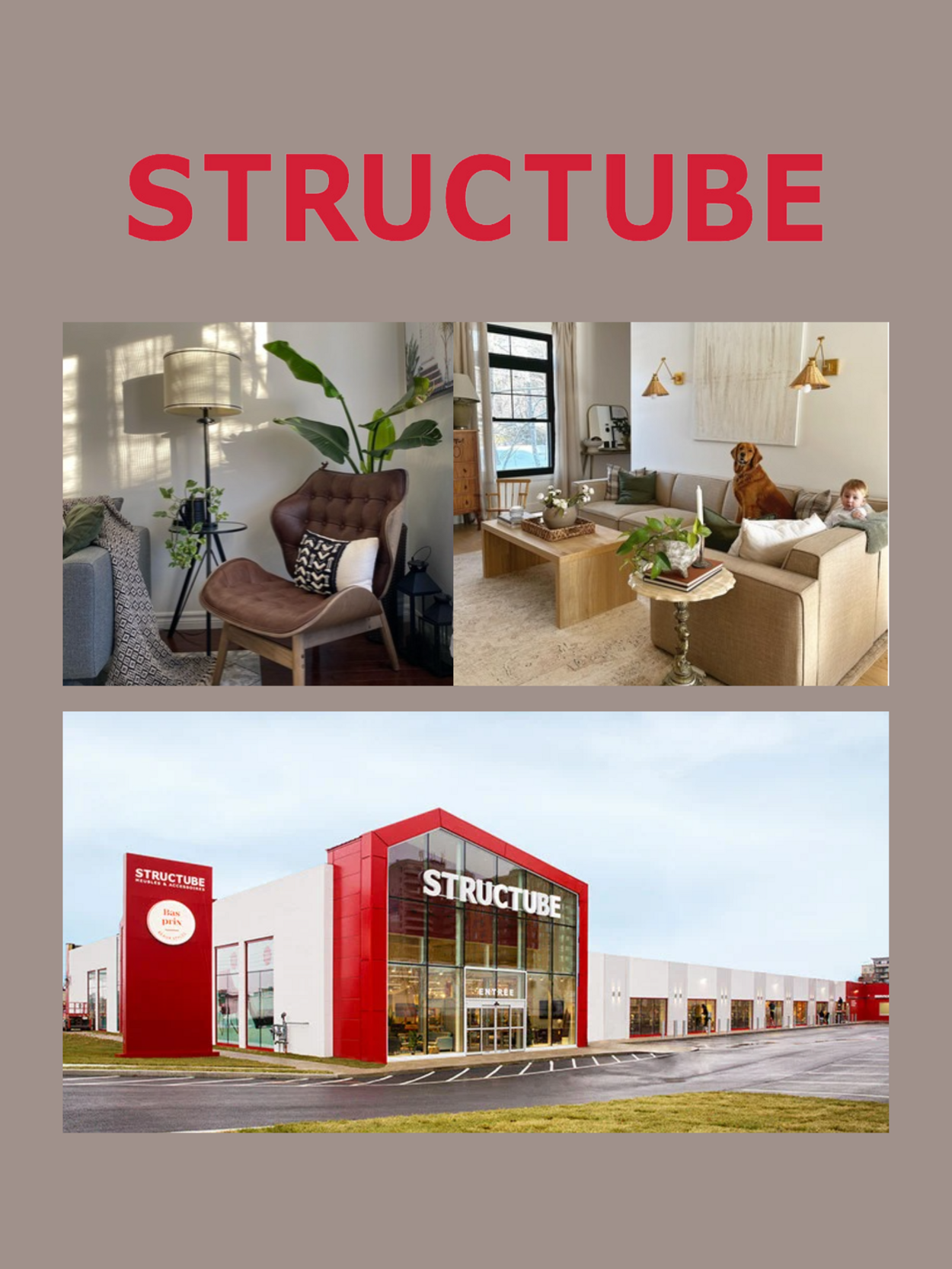 Structube Promotional flyers