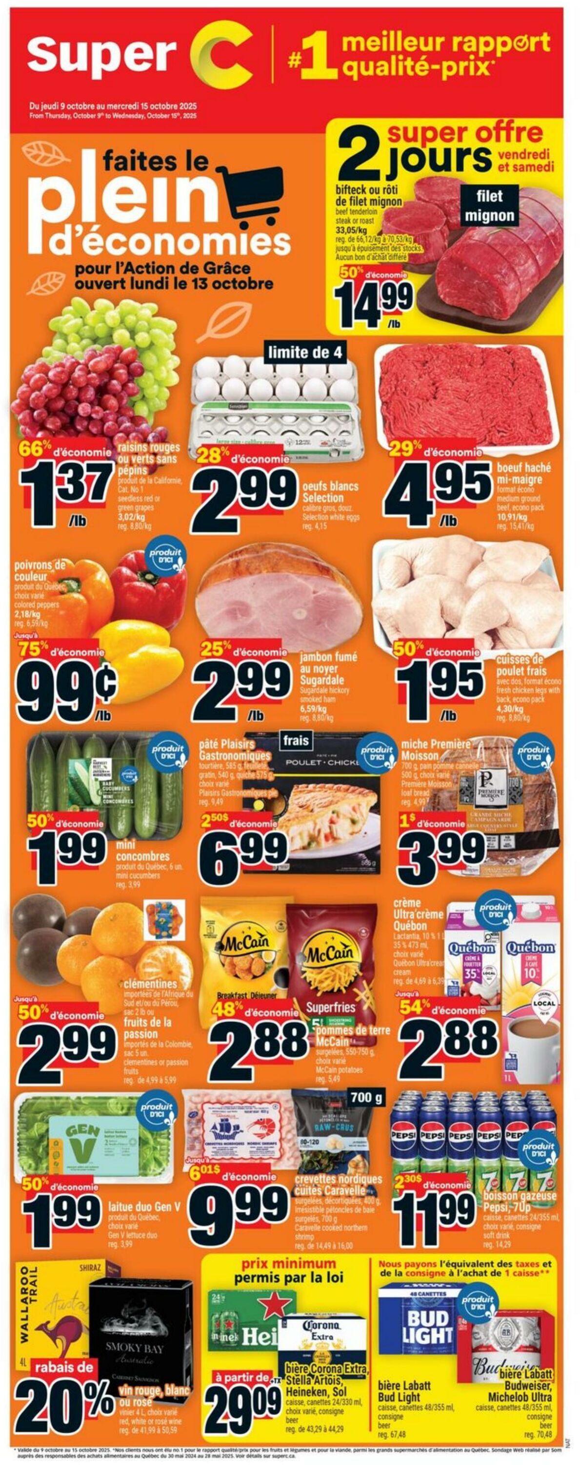 Flyer Super C 09.10.2025 - 15.10.2025