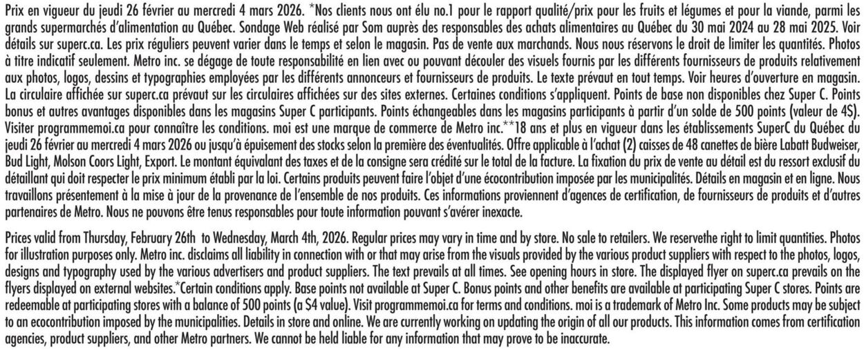 Flyer Super C 26.02.2026 - 04.03.2026
