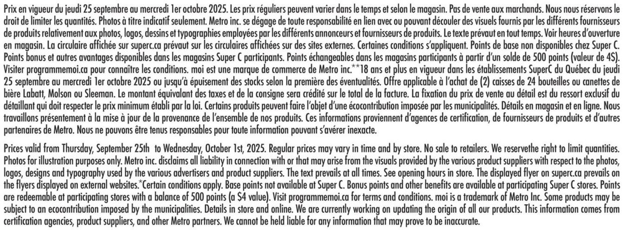 Flyer Super C 25.09.2025 - 01.10.2025