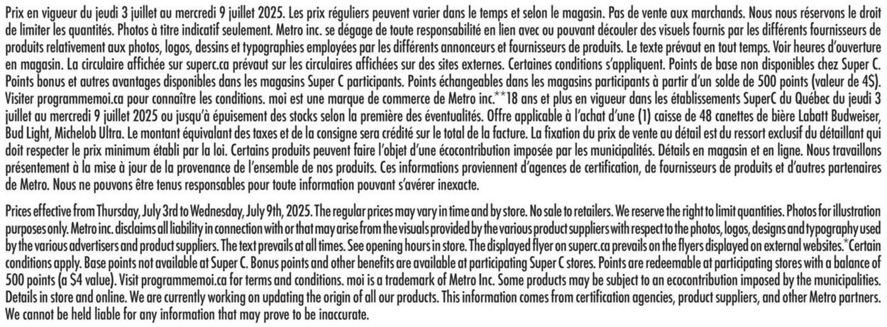 Flyer Super C 03.07.2025 - 09.07.2025