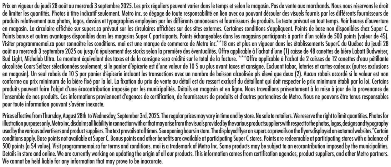 Flyer Super C 28.08.2025 - 03.09.2025