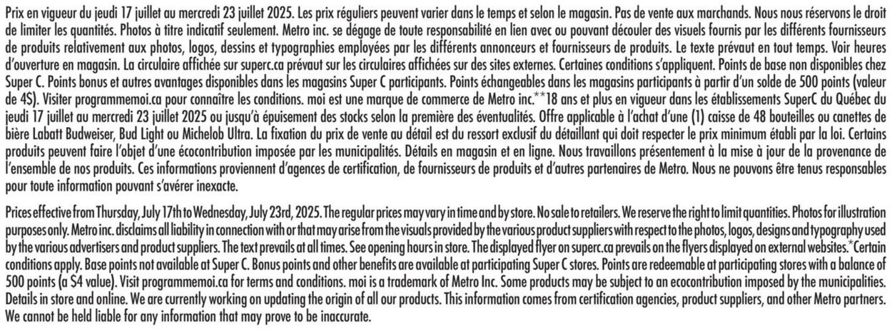 Flyer Super C 17.07.2025 - 23.07.2025