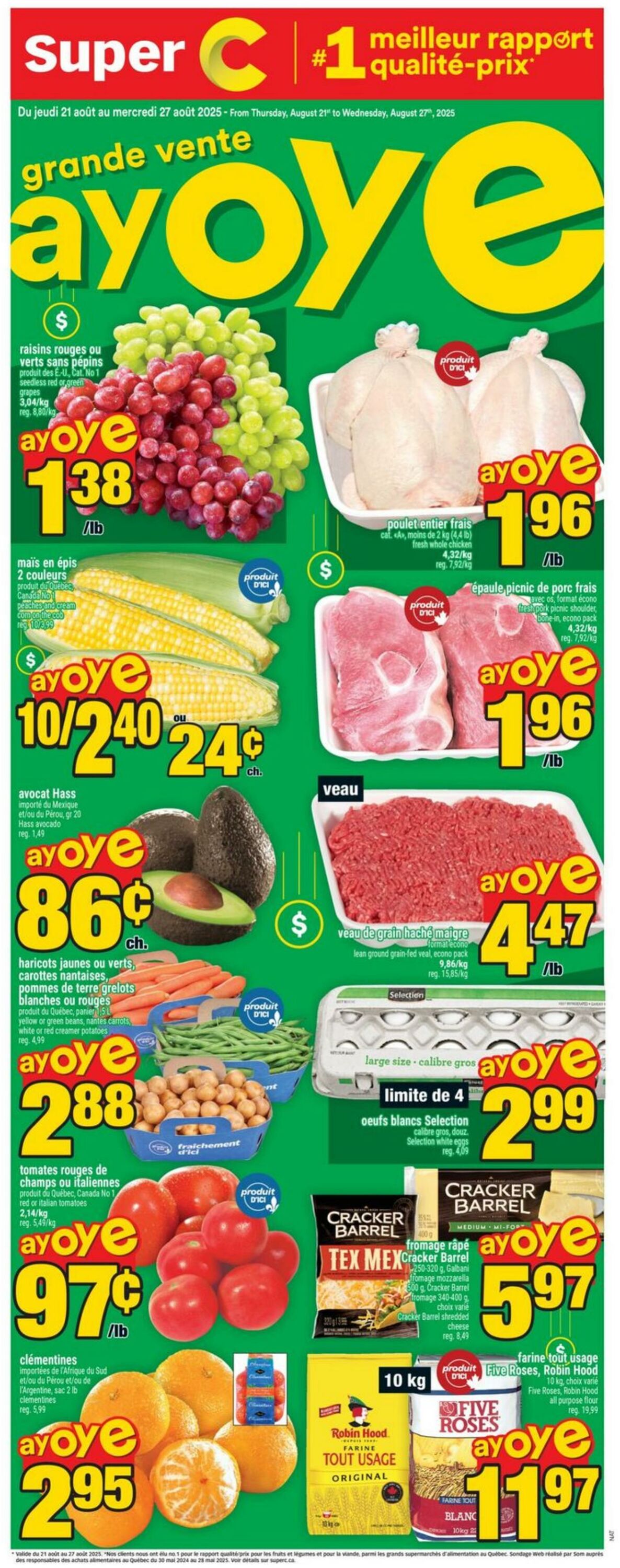 Flyer Super C 21.08.2025 - 27.08.2025
