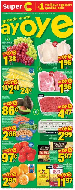 Flyer Super C 21.08.2025 - 27.08.2025