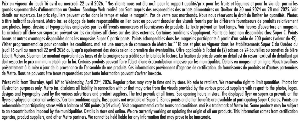 Flyer Super C 16.04.2026 - 22.04.2026