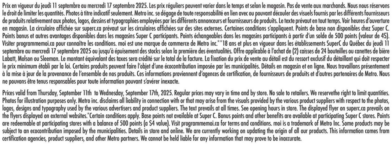Flyer Super C 11.09.2025 - 17.09.2025