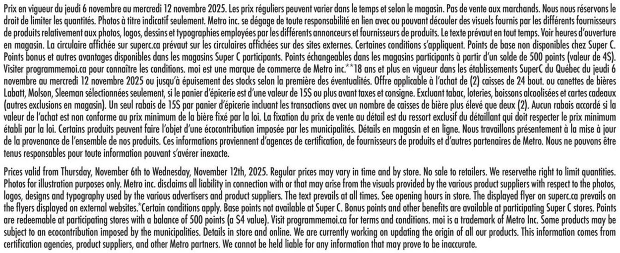 Flyer Super C 06.11.2025 - 12.11.2025
