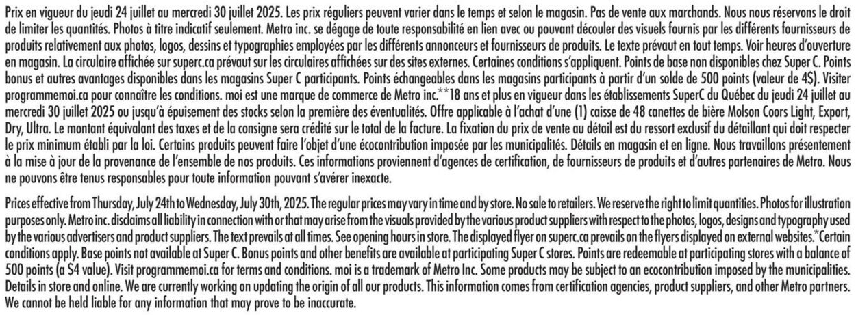 Flyer Super C 24.07.2025 - 30.07.2025