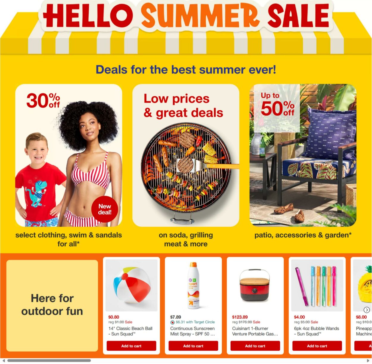 Target Promotional flyers