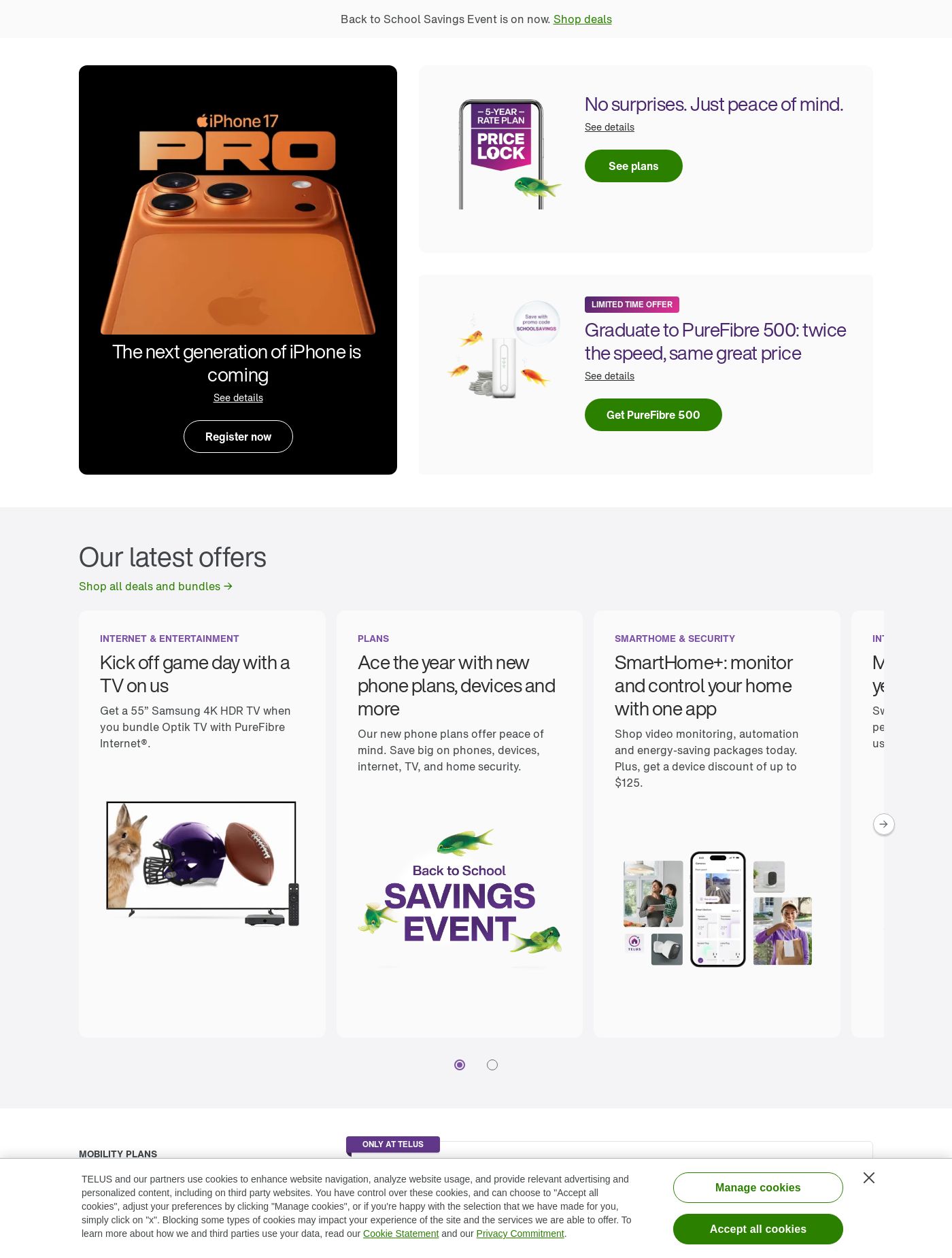 Flyer Telus 10.09.2025 - 16.09.2025