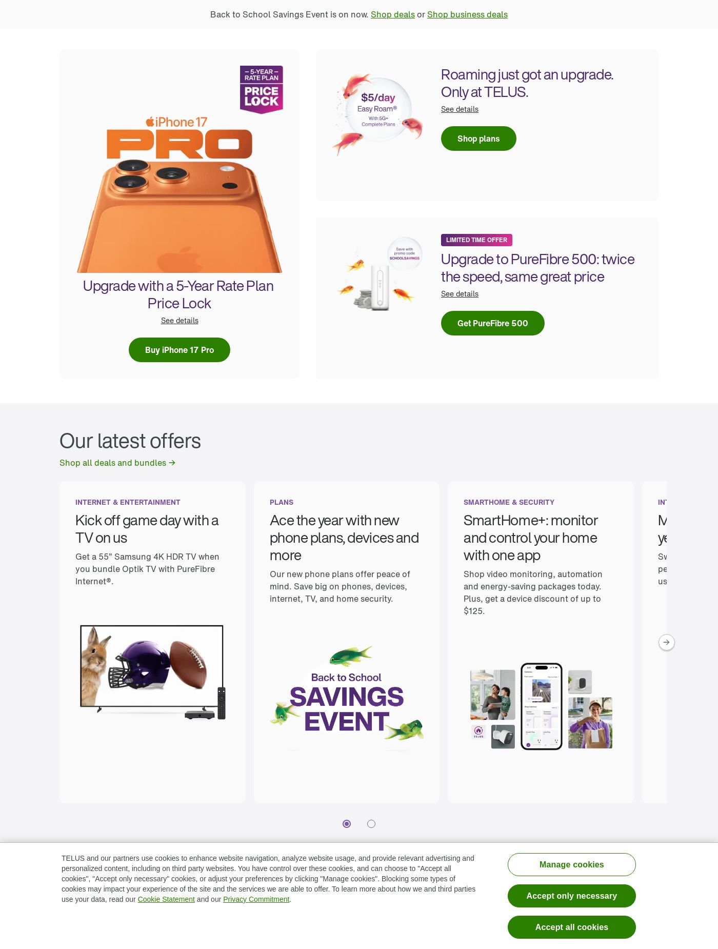 Flyer Telus 08.10.2025 - 14.10.2025