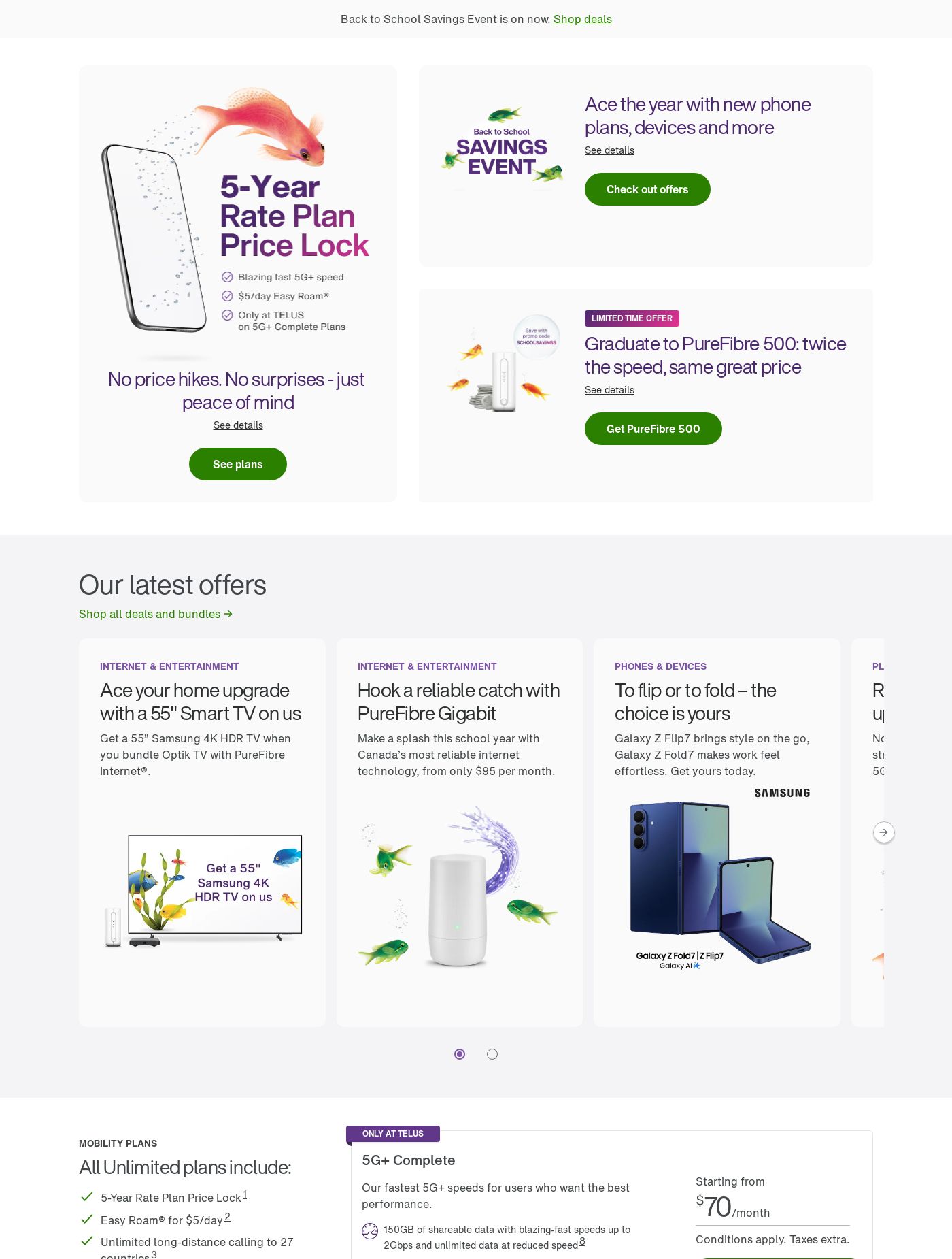 Flyer Telus 06.08.2025 - 12.08.2025
