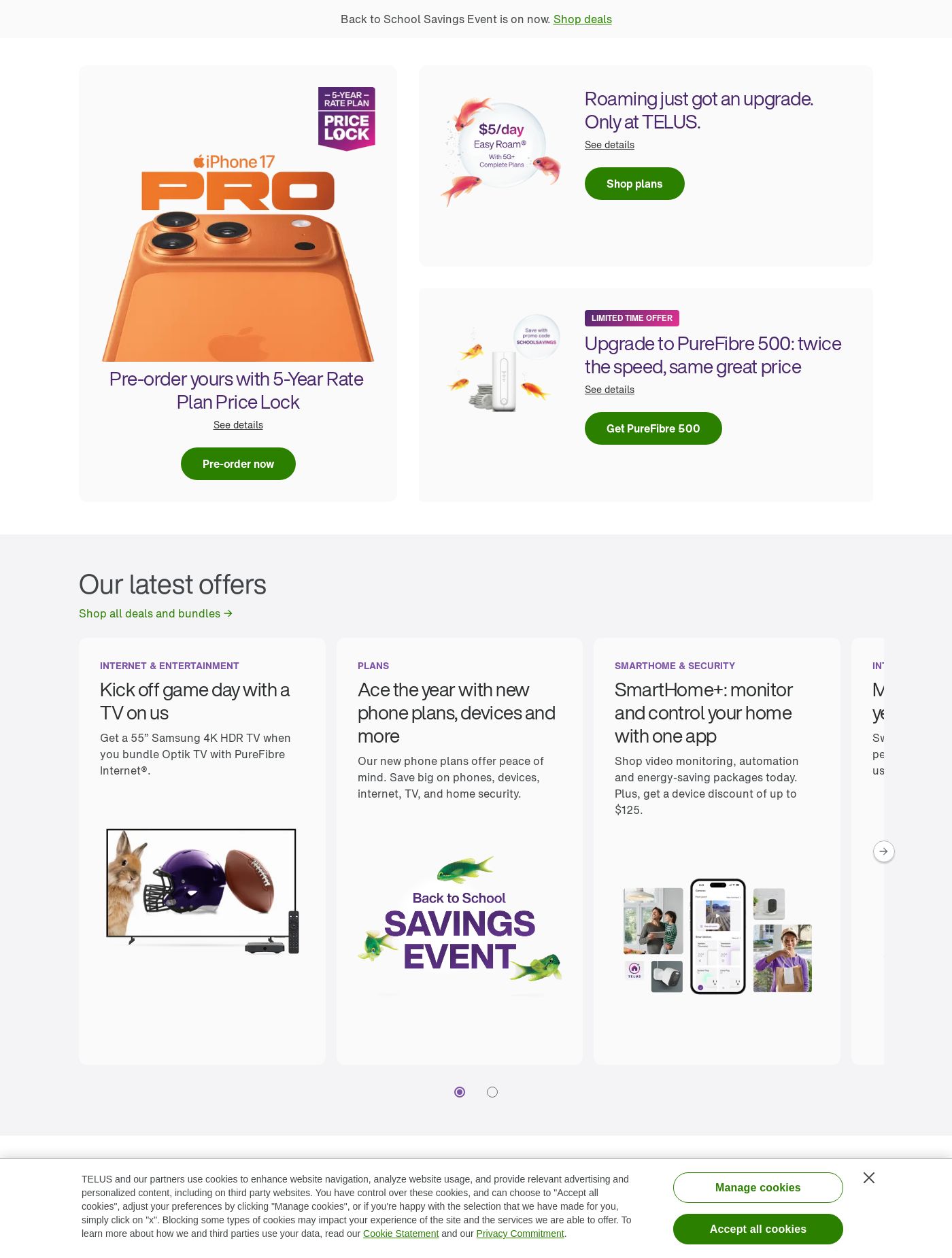 Flyer Telus 17.09.2025 - 23.09.2025