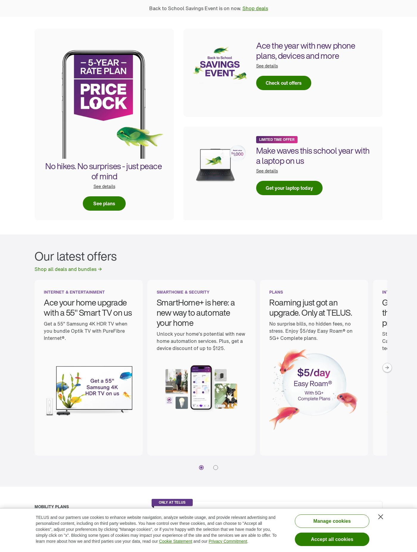 Flyer Telus 20.08.2025 - 26.08.2025