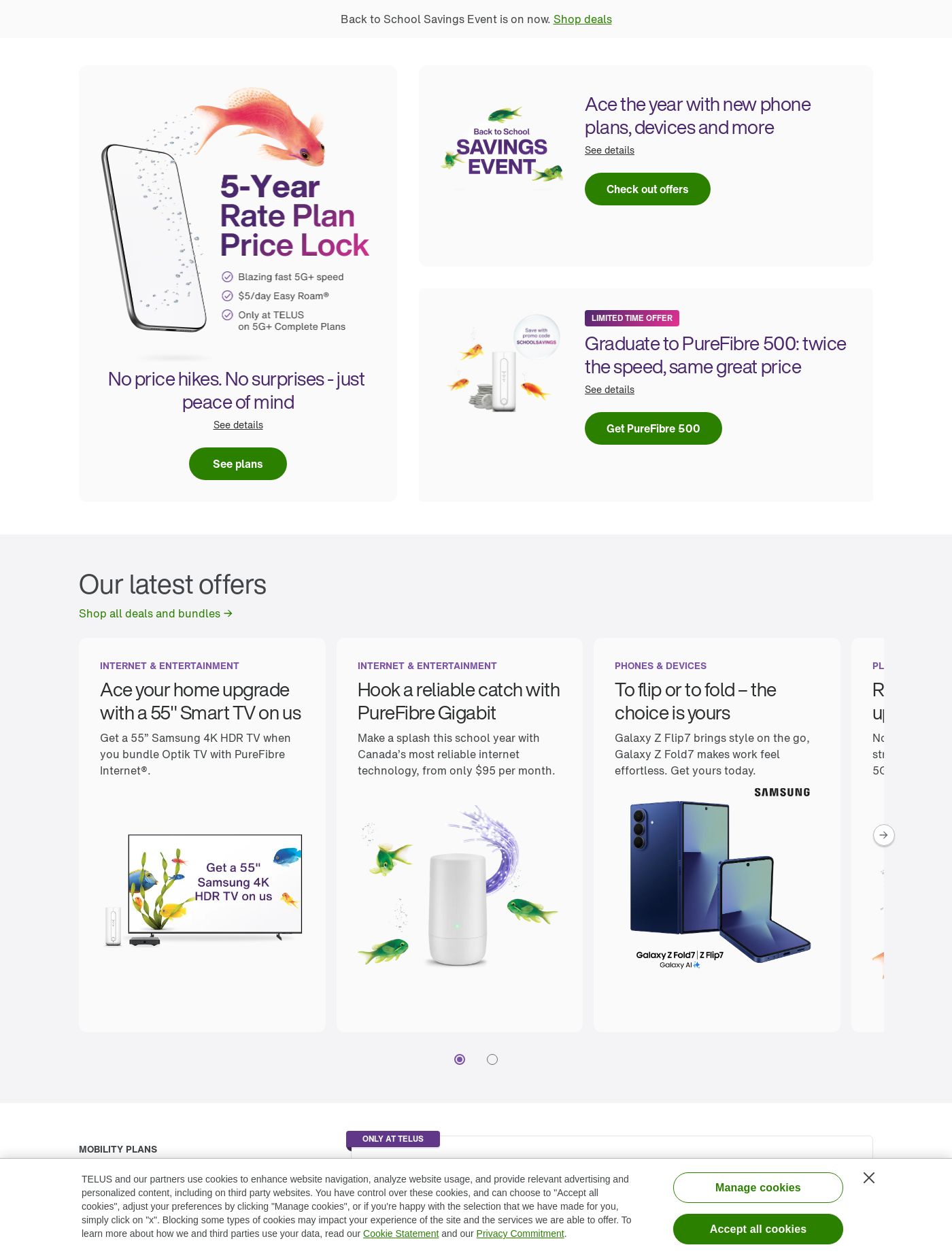 Flyer Telus 30.07.2025 - 05.08.2025