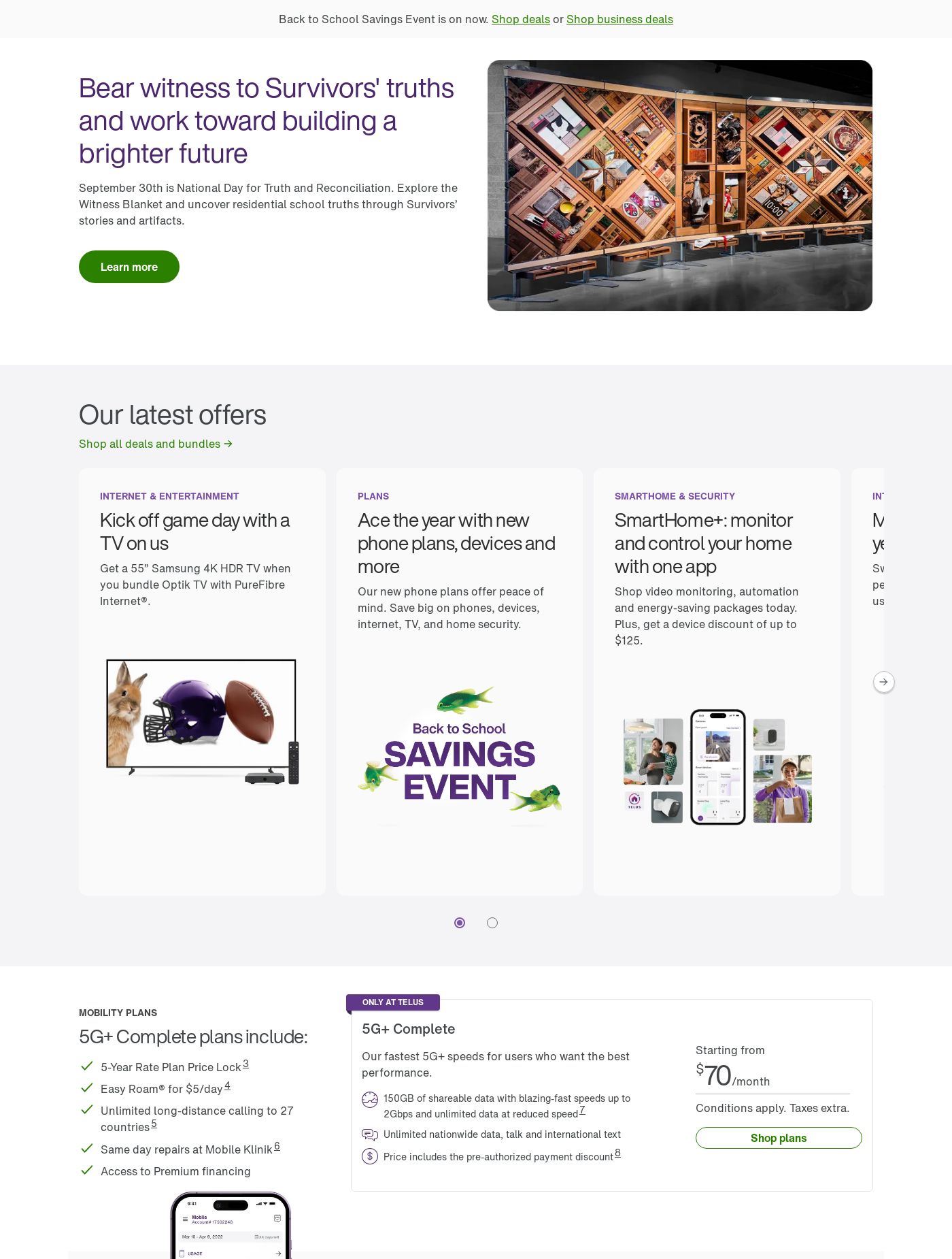 Flyer Telus 01.10.2025 - 07.10.2025
