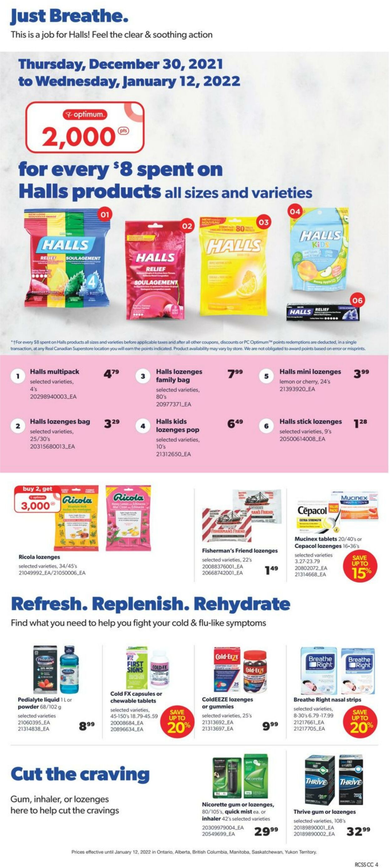 Flyer Real Canadian Superstore 30.12.2021 - 12.01.2022