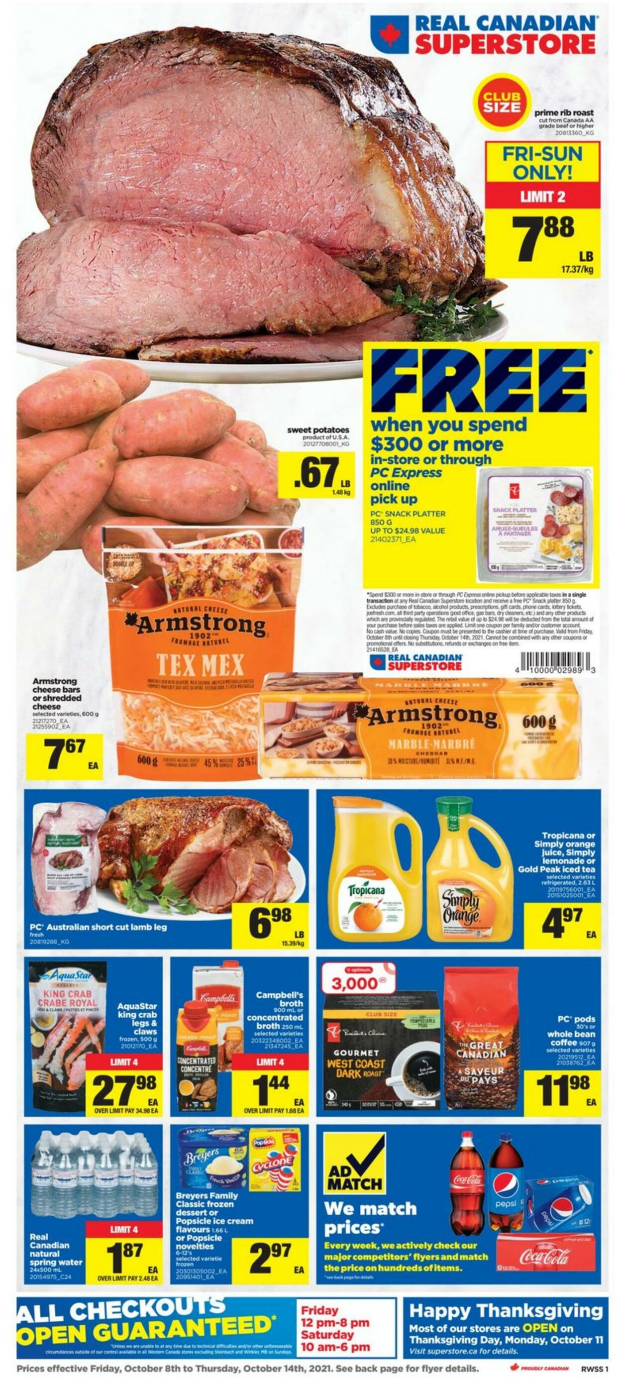 Flyer Real Canadian Superstore 08.10.2021 - 14.10.2021