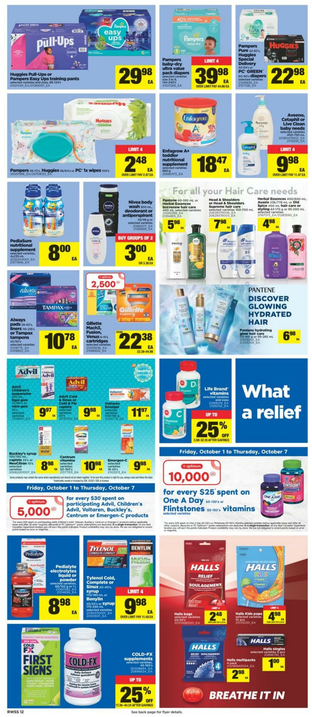 Flyer Real Canadian Superstore 01.10.2021 - 07.10.2021