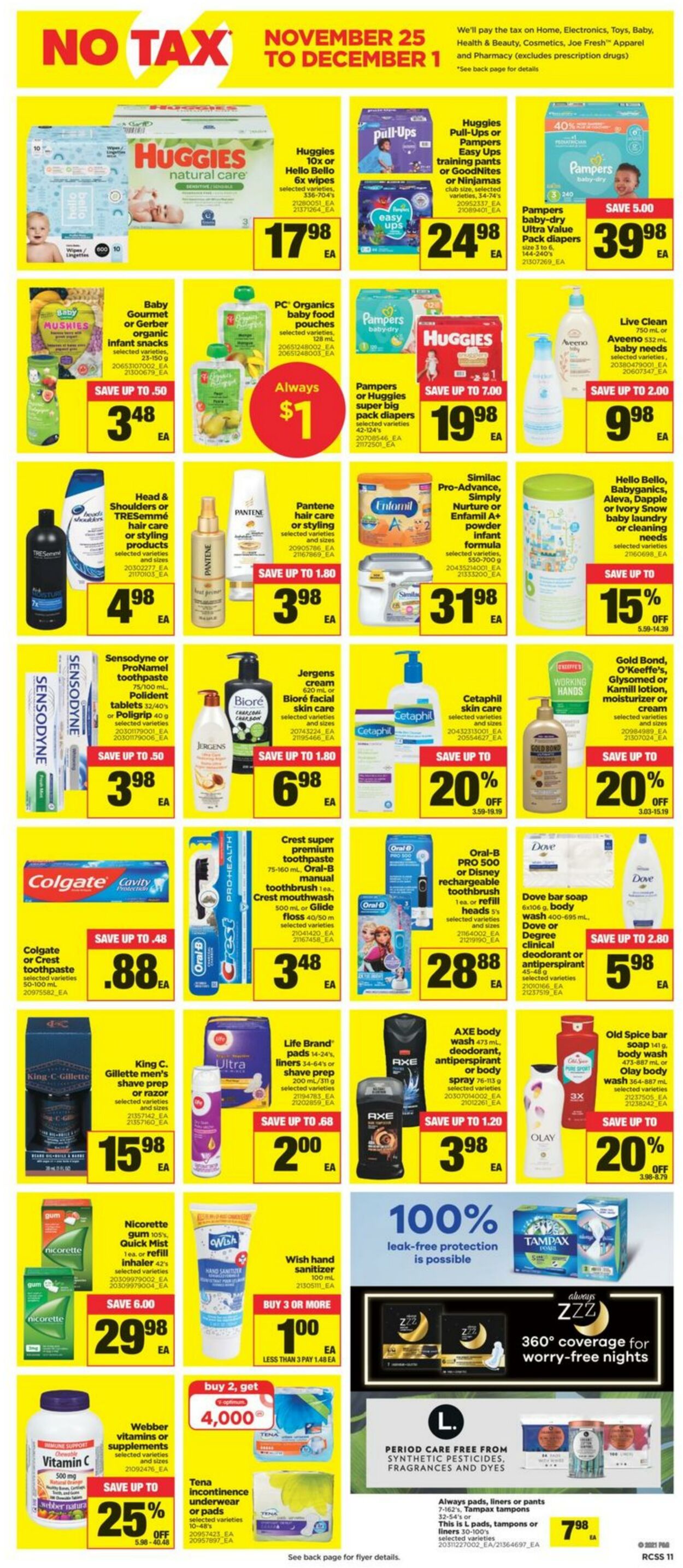 Flyer Real Canadian Superstore 25.11.2021 - 01.12.2021