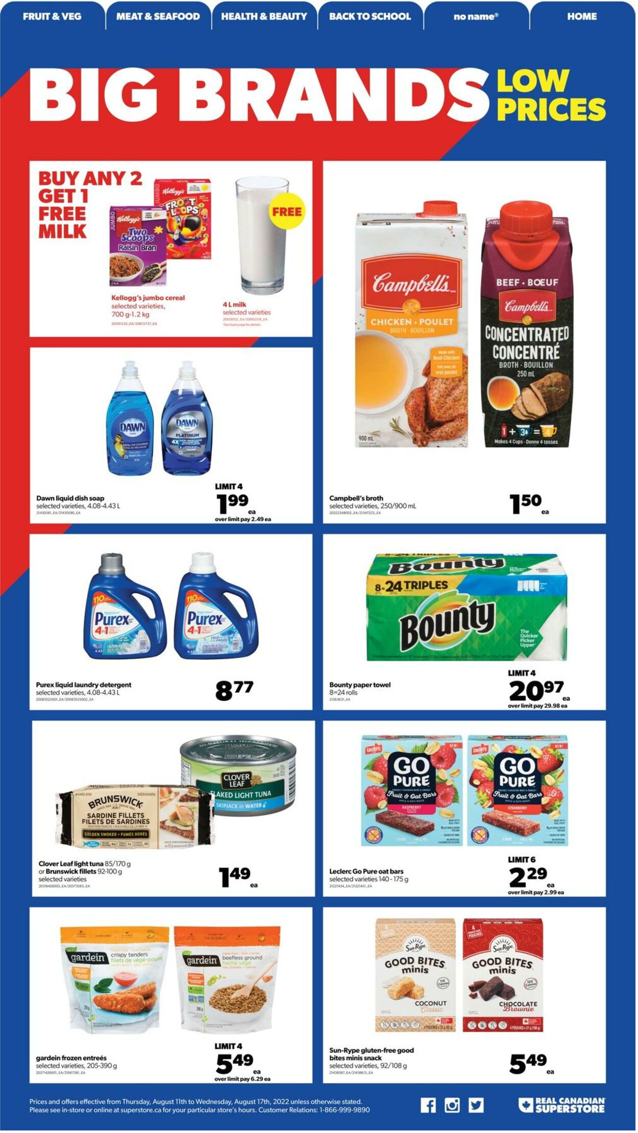 Flyer Real Canadian Superstore 11.08.2022 - 17.08.2022