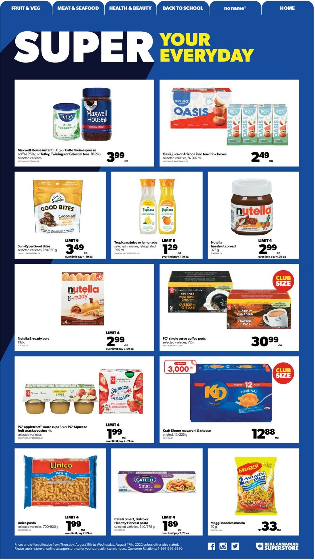 Flyer Real Canadian Superstore 11.08.2022 - 17.08.2022