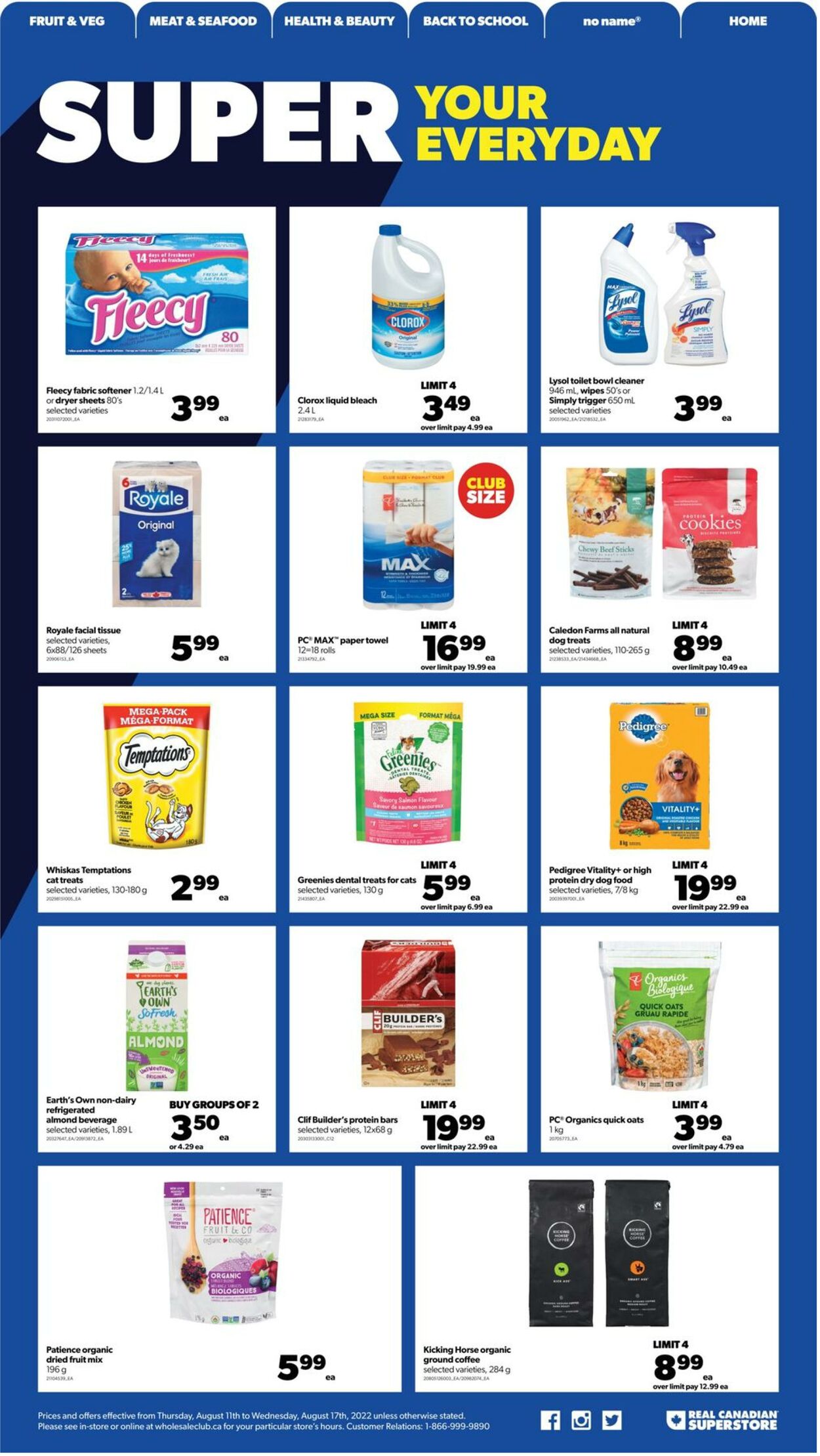 Flyer Real Canadian Superstore 11.08.2022 - 17.08.2022