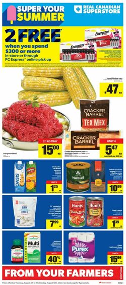 Flyer Real Canadian Superstore 04.08.2022-10.08.2022