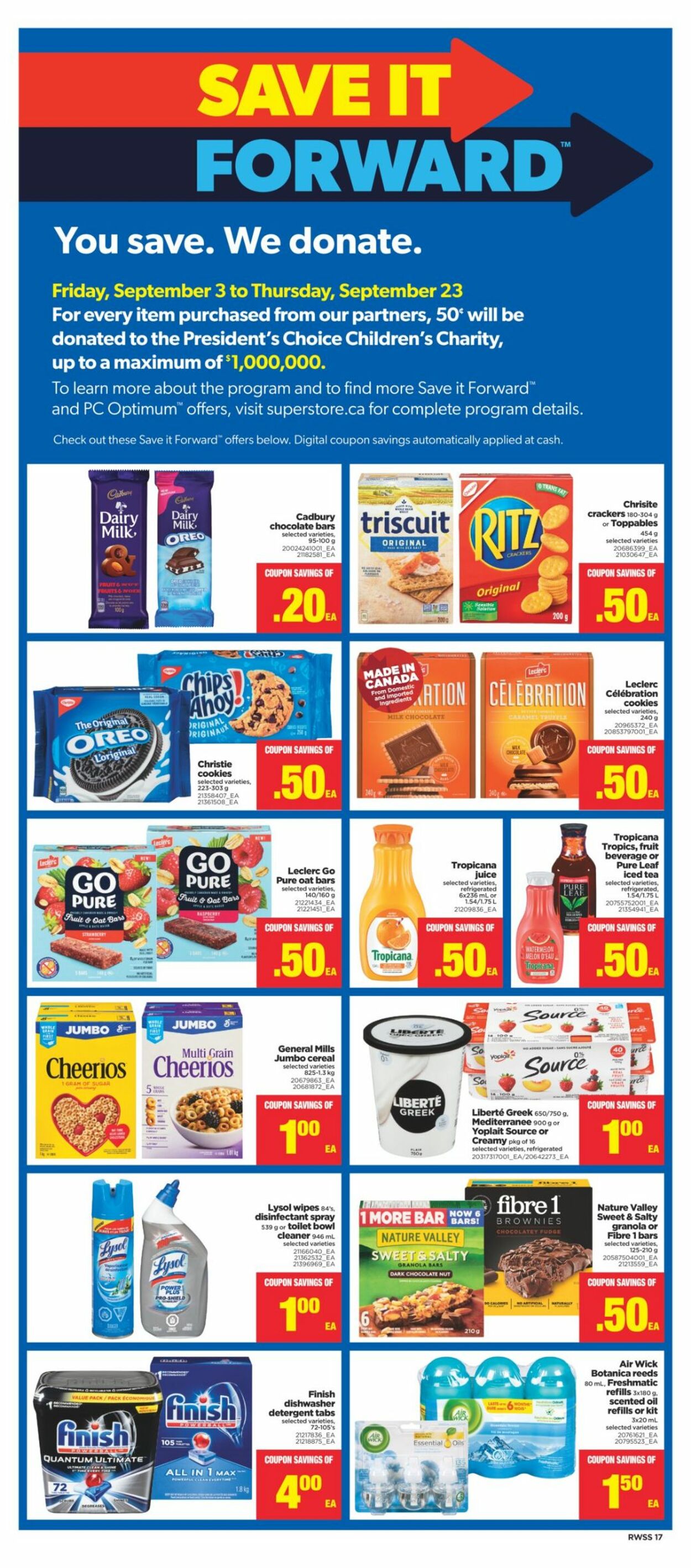 Flyer Real Canadian Superstore 17.09.2021 - 23.09.2021