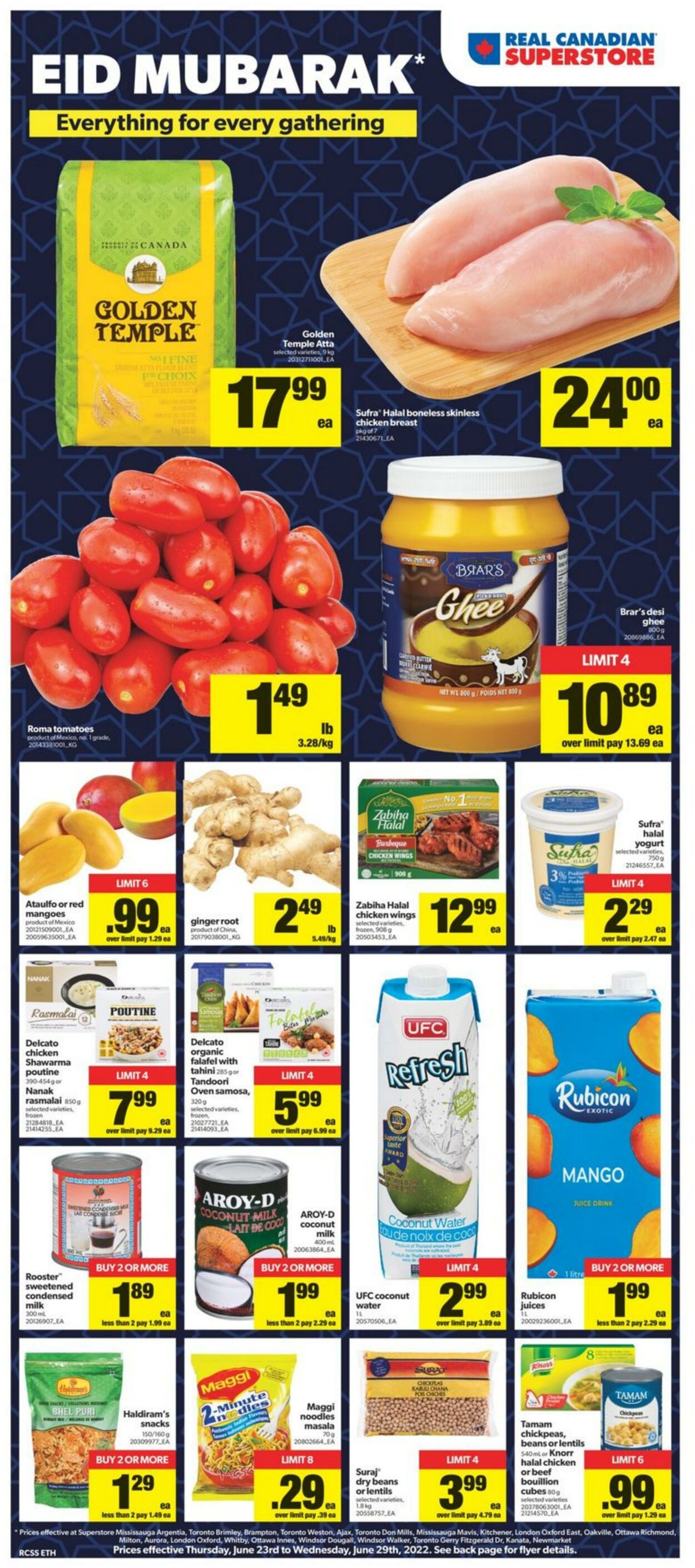 Flyer Real Canadian Superstore 23.06.2022 - 29.06.2022