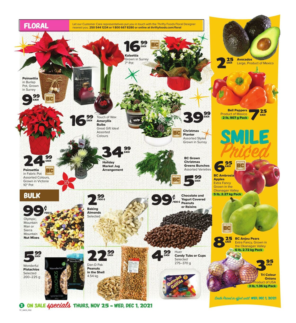 Flyer Thrifty Foods 25.11.2021 - 01.12.2021