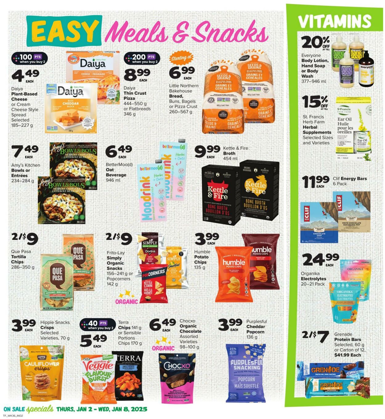 Flyer Thrifty Foods 02.01.2025 - 08.01.2025