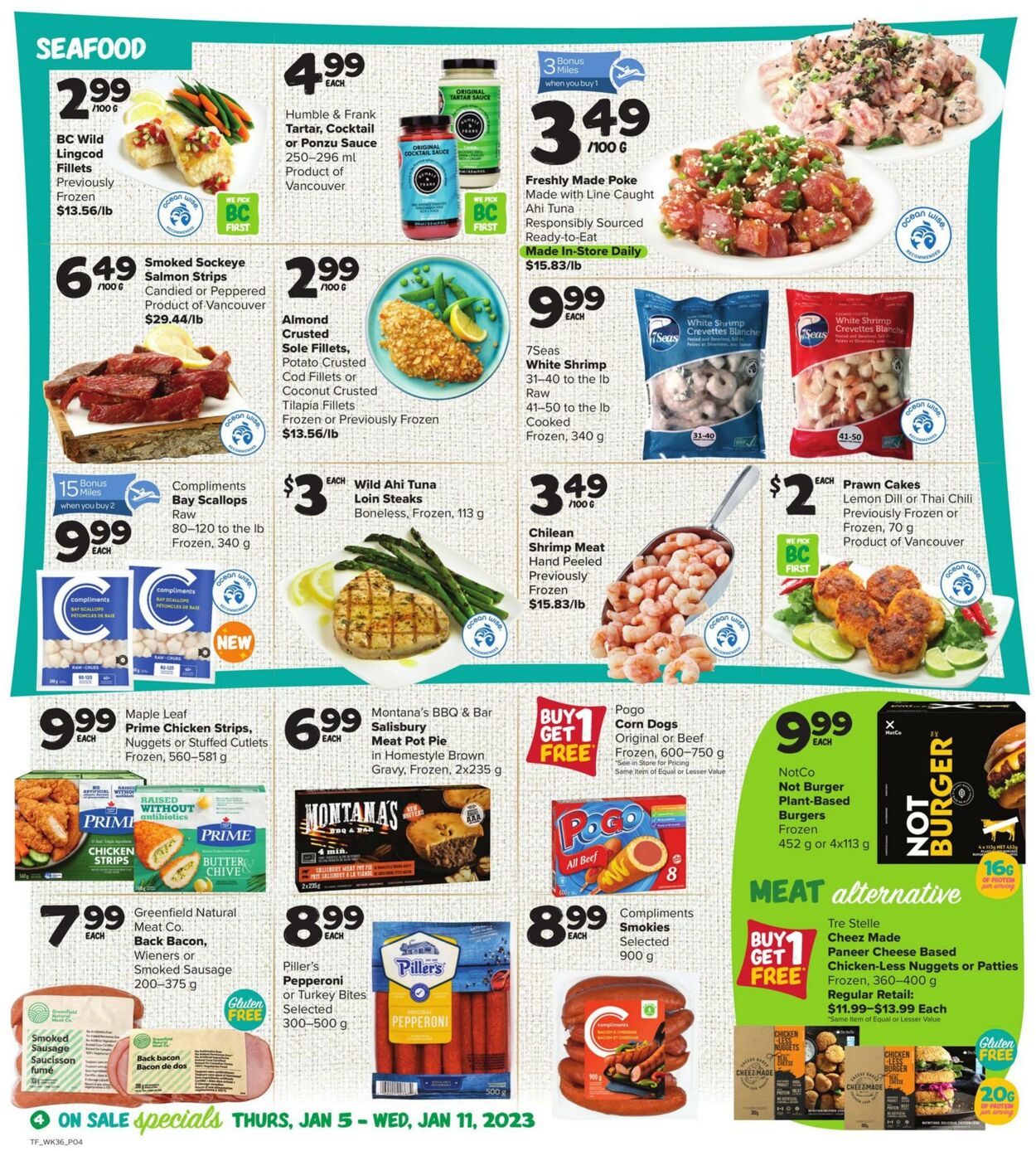 Flyer Thrifty Foods 05.01.2023 - 11.01.2023