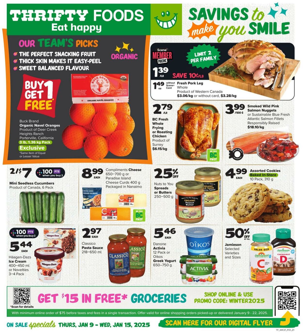 Flyer Thrifty Foods 09.01.2025 - 15.01.2025