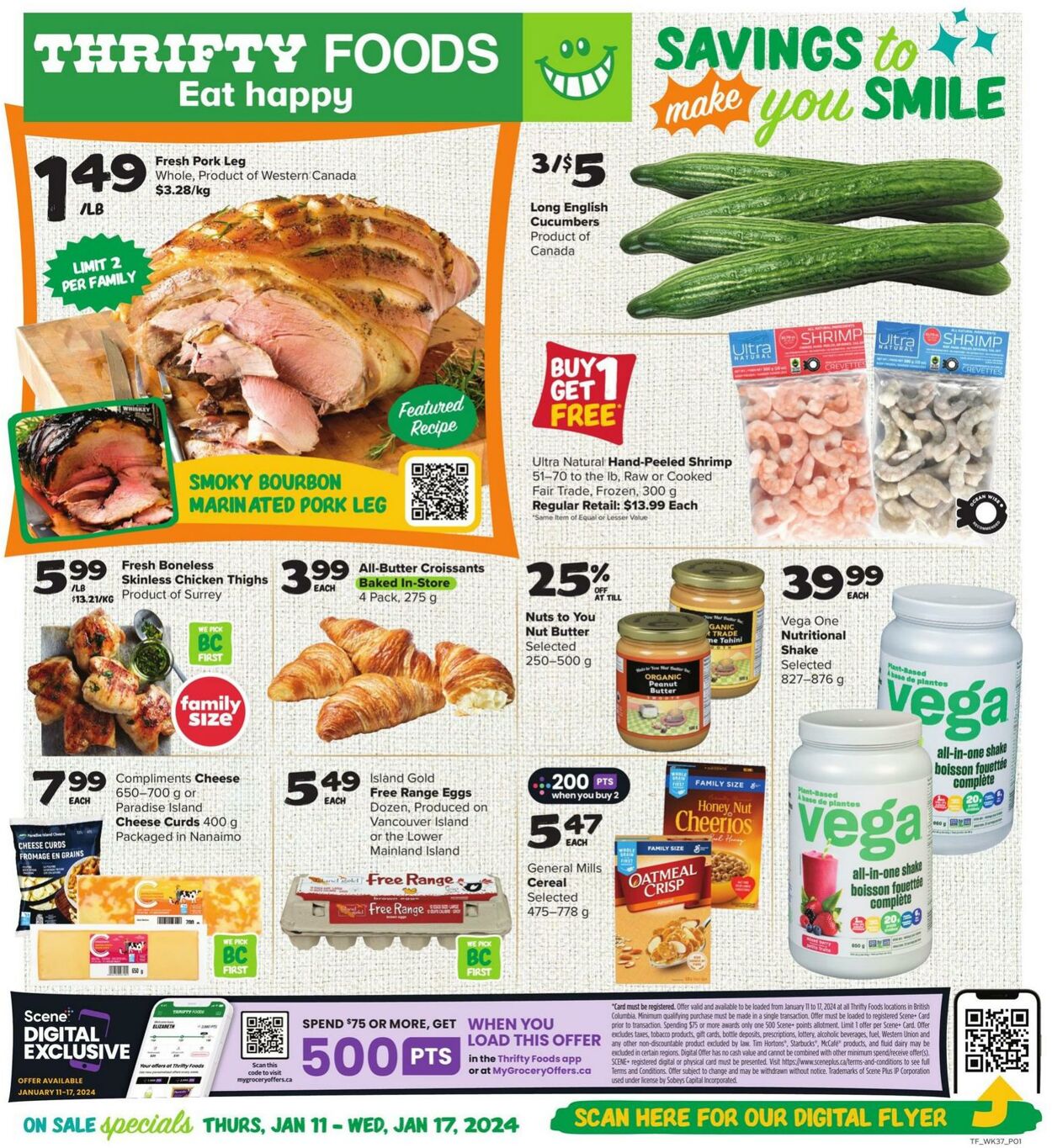 Flyer Thrifty Foods 11.01.2024 - 17.01.2024