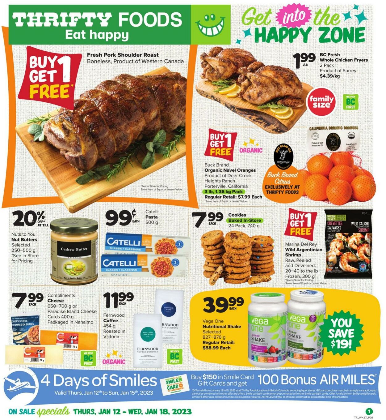 Flyer Thrifty Foods 12.01.2023 - 18.01.2023