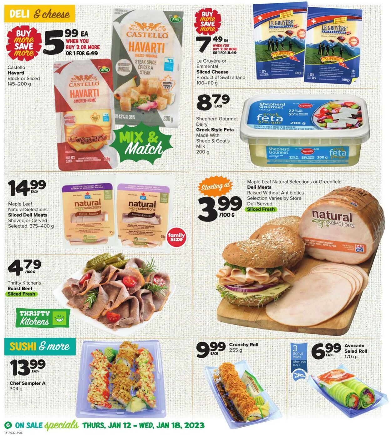 Flyer Thrifty Foods 12.01.2023 - 18.01.2023
