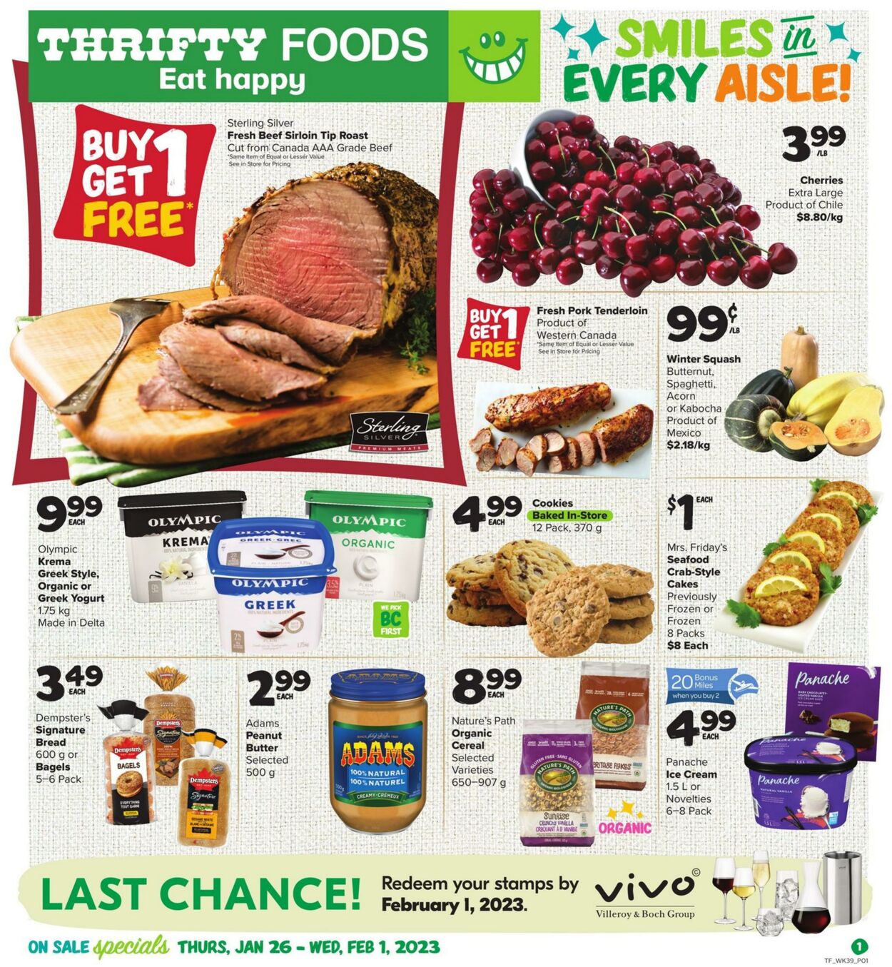 Flyer Thrifty Foods 26.01.2023 - 01.02.2023
