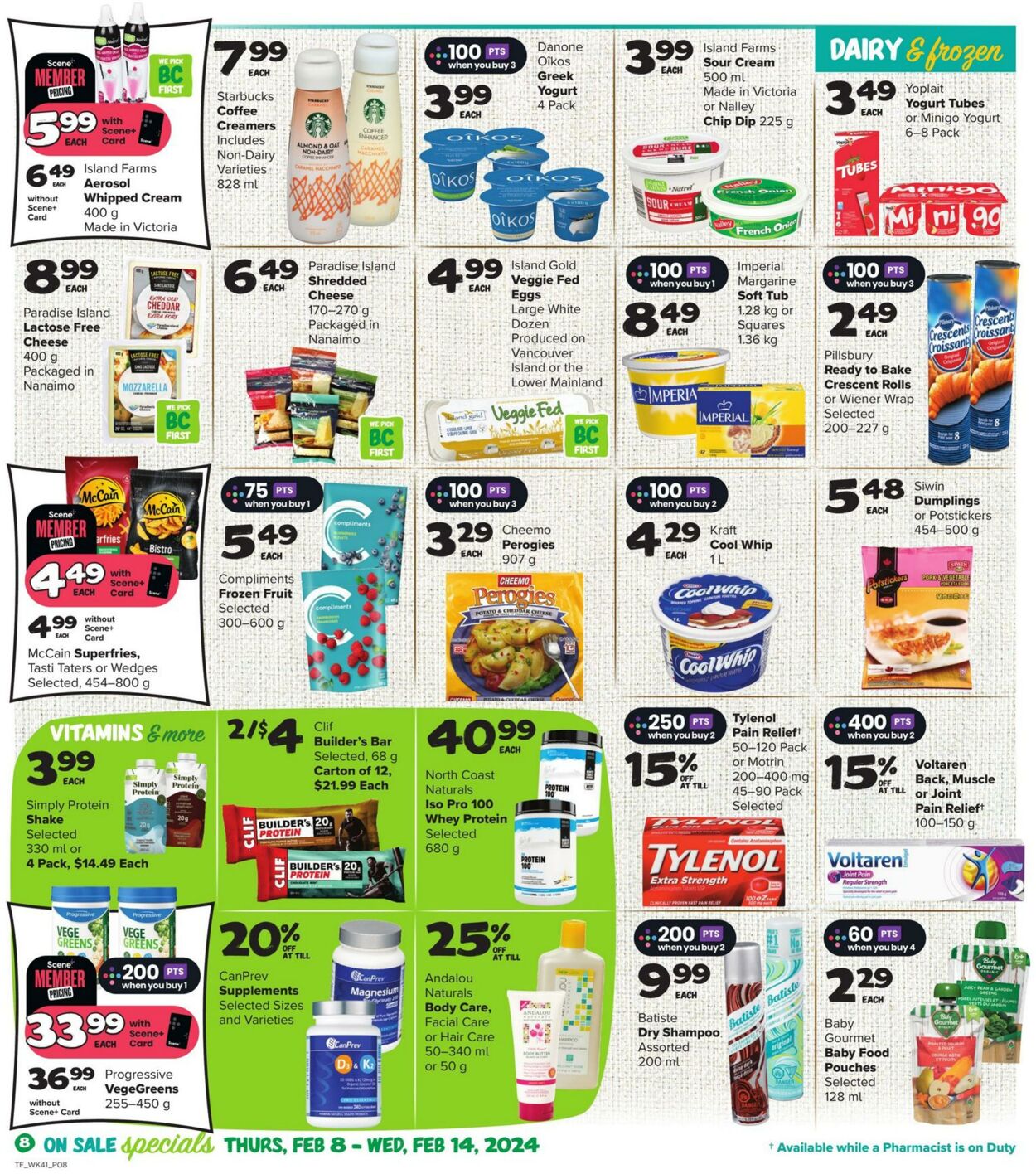 Flyer Thrifty Foods 08.02.2024 - 14.02.2024