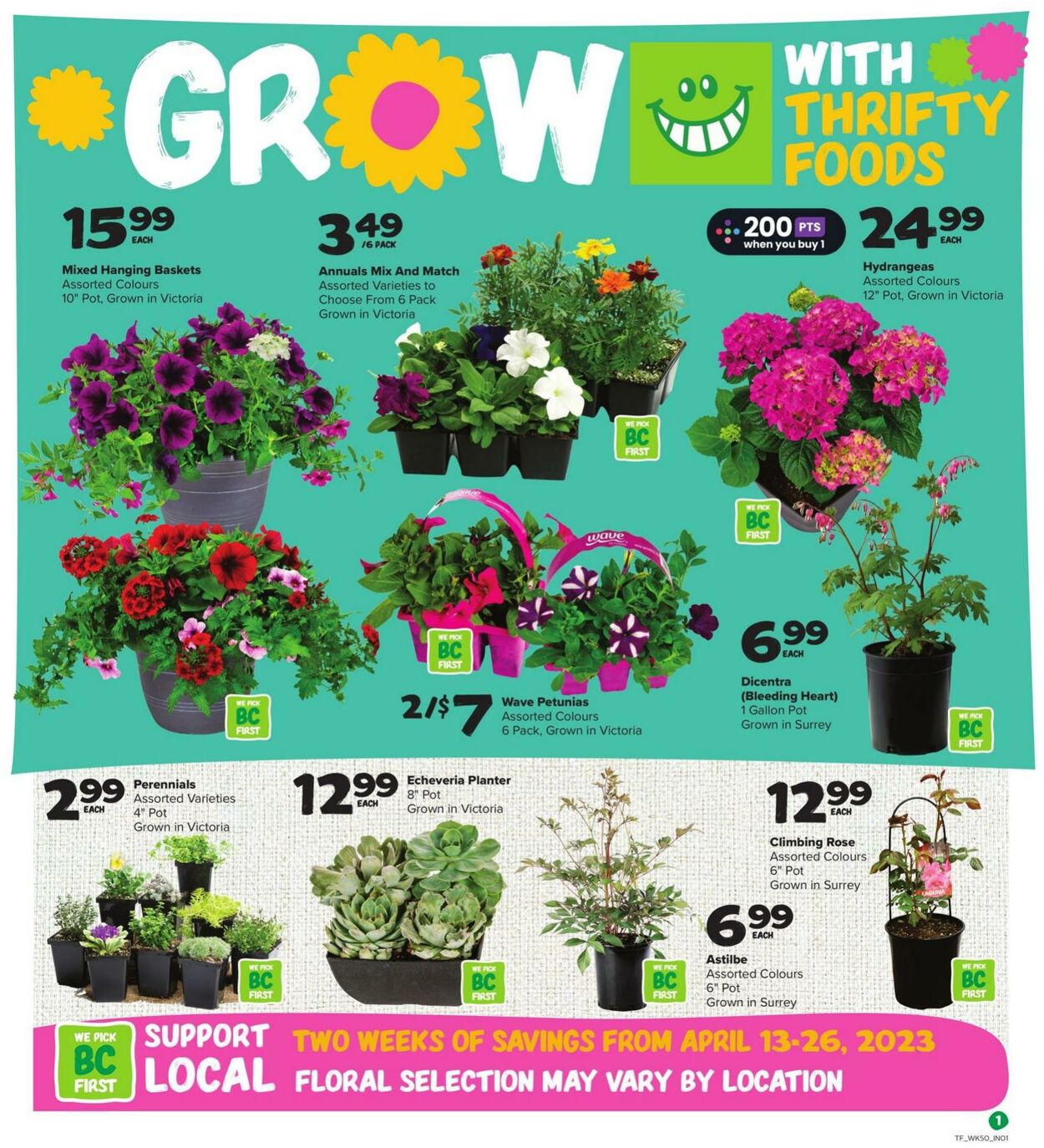 Flyer Thrifty Foods 13.04.2023 - 19.04.2023