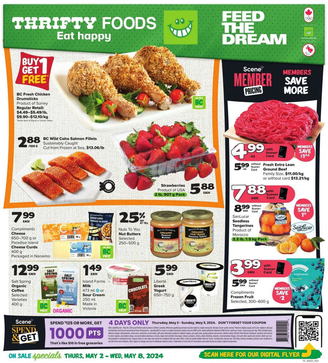 Flyer Thrifty Foods 02.05.2024 - 08.05.2024