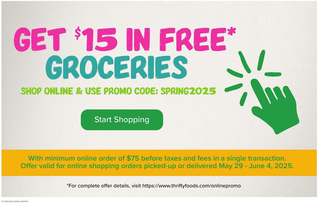 Flyer Thrifty Foods 29.05.2025 - 04.06.2025