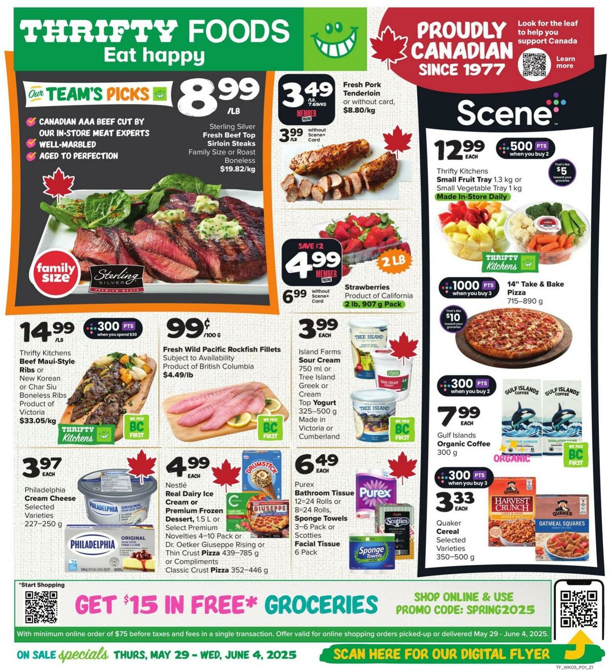 Flyer Thrifty Foods 29.05.2025 - 04.06.2025