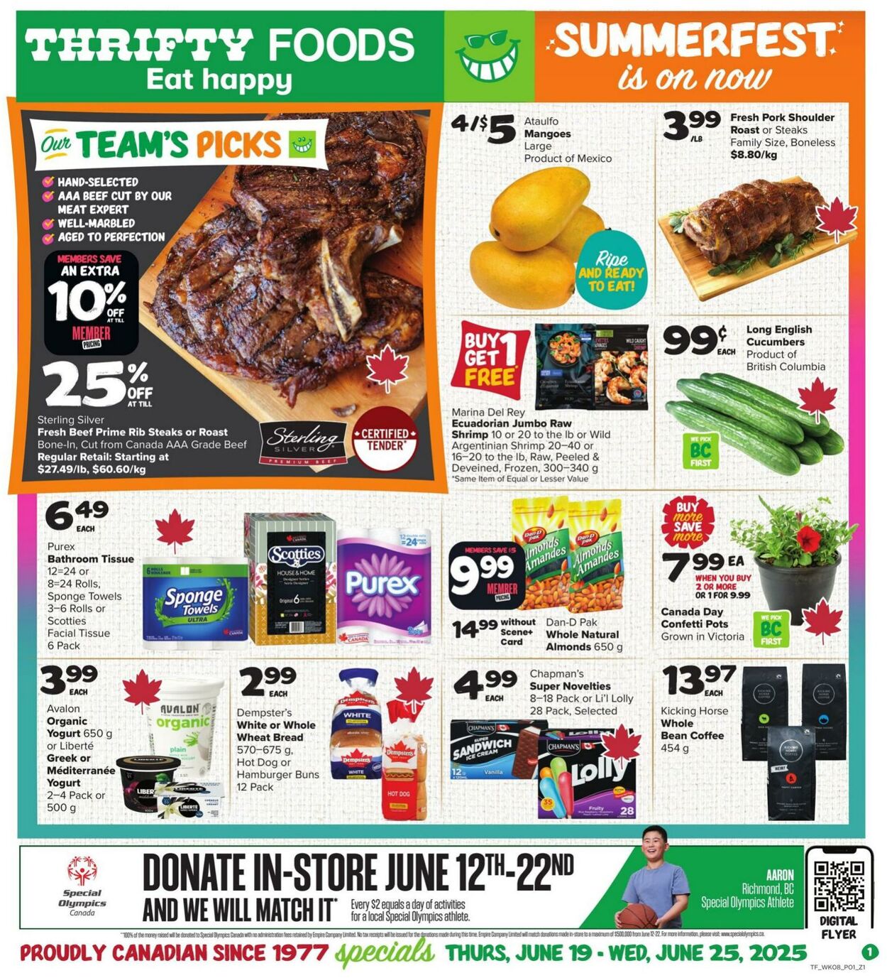 Flyer Thrifty Foods 19.06.2025 - 25.06.2025